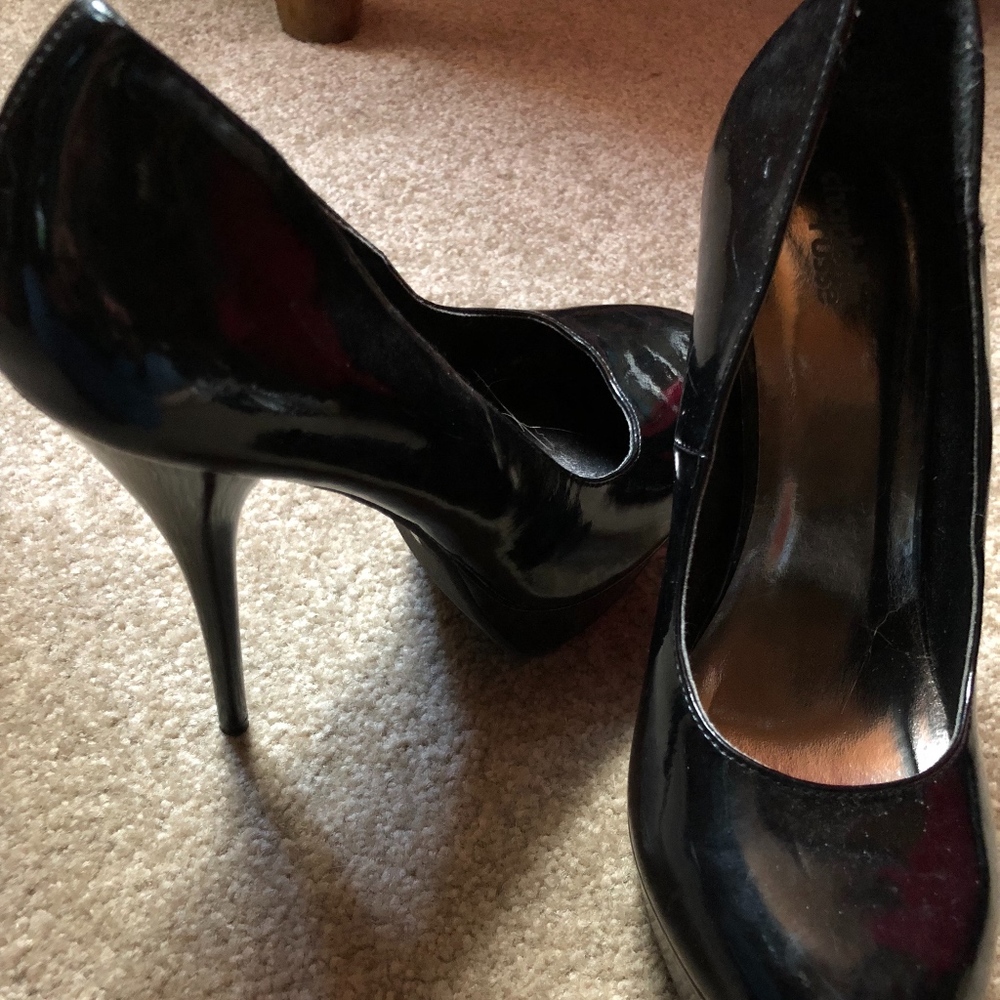 Black Patent Leather Stiletto